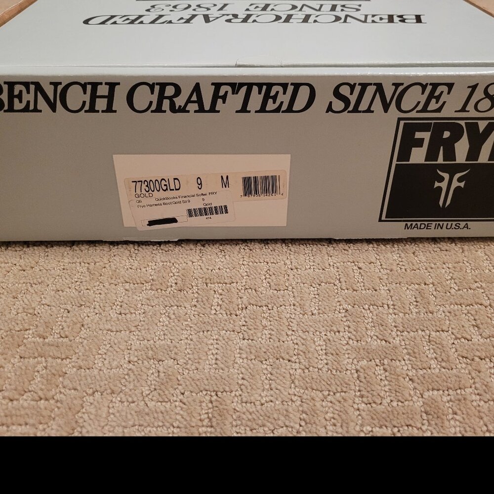 Frye Harness Boot - Brand New - Gold - Women's Size 9 - Picture 5 of 16
